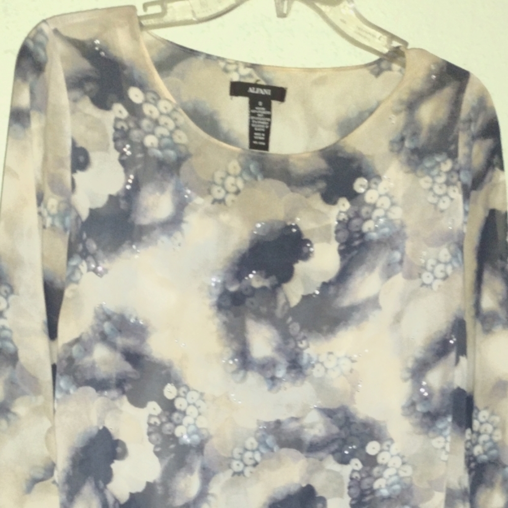 Alfani size S blue/beige